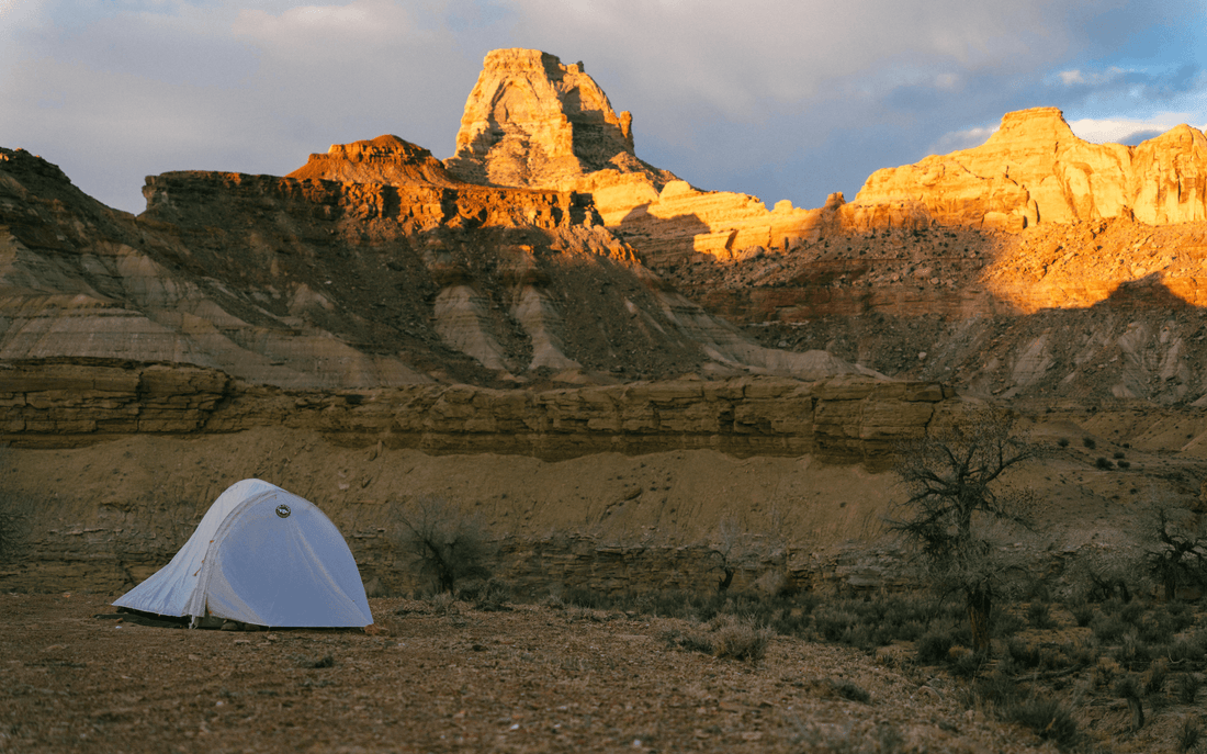 beautiful camping spot in Utah red rocks