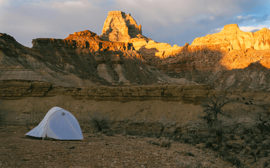 beautiful camping spot in Utah red rocks