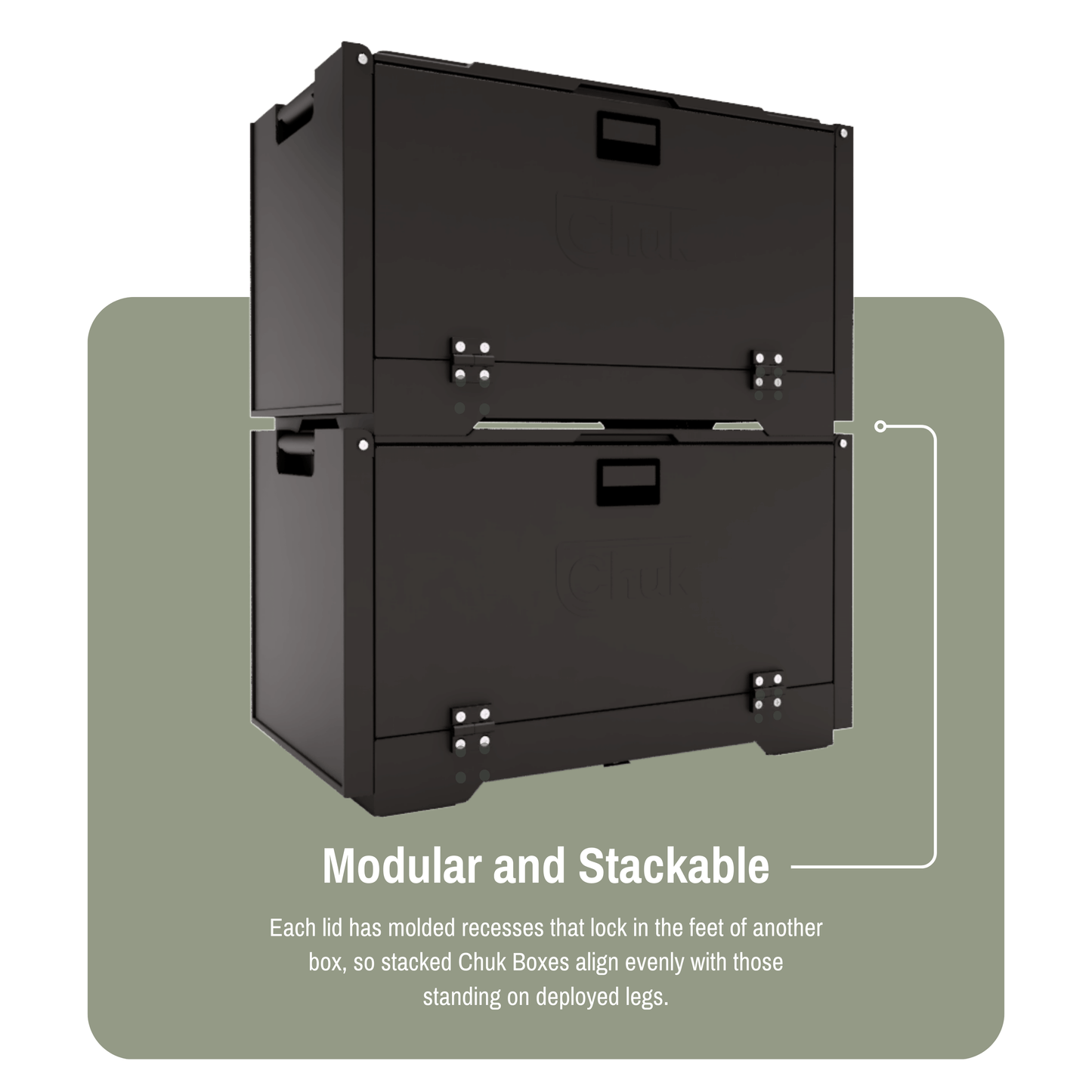 chuck camp kitchen box modular feature