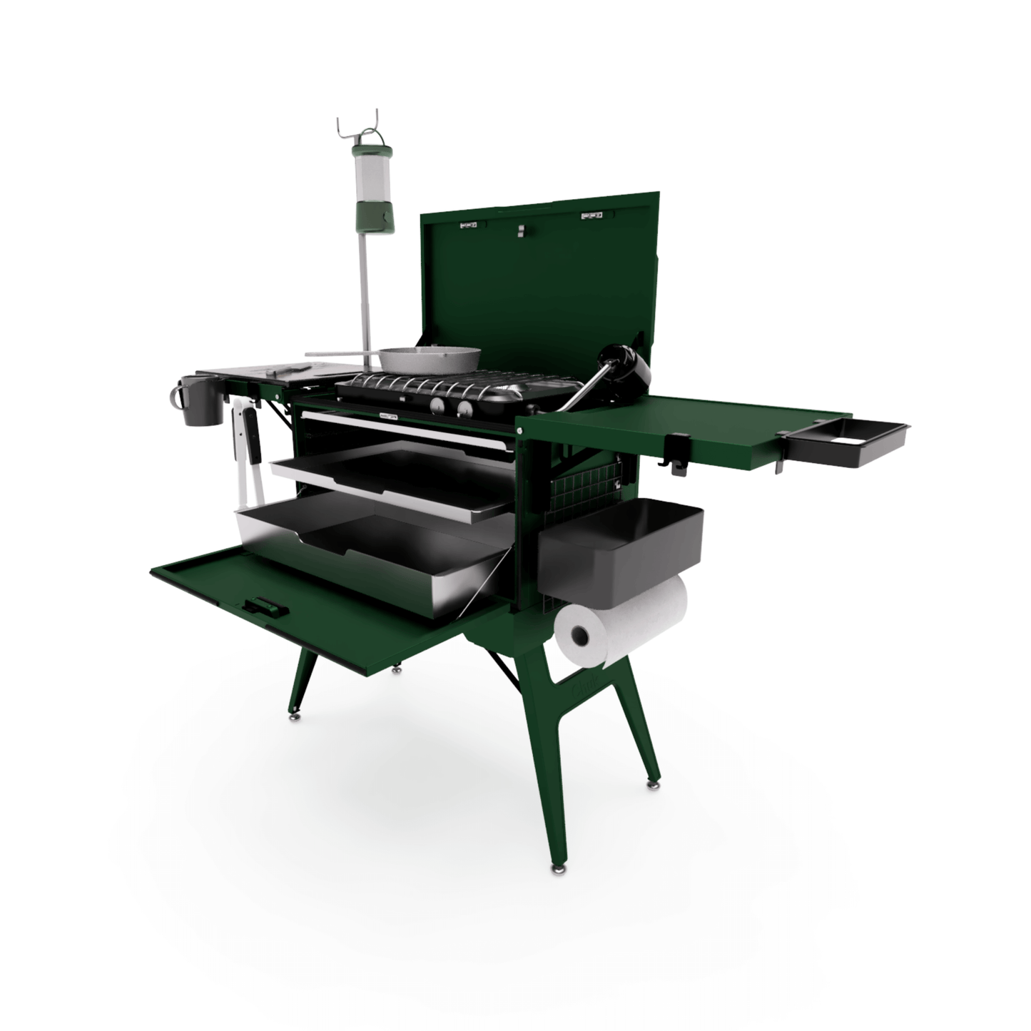 chuck camp kitchen box - green