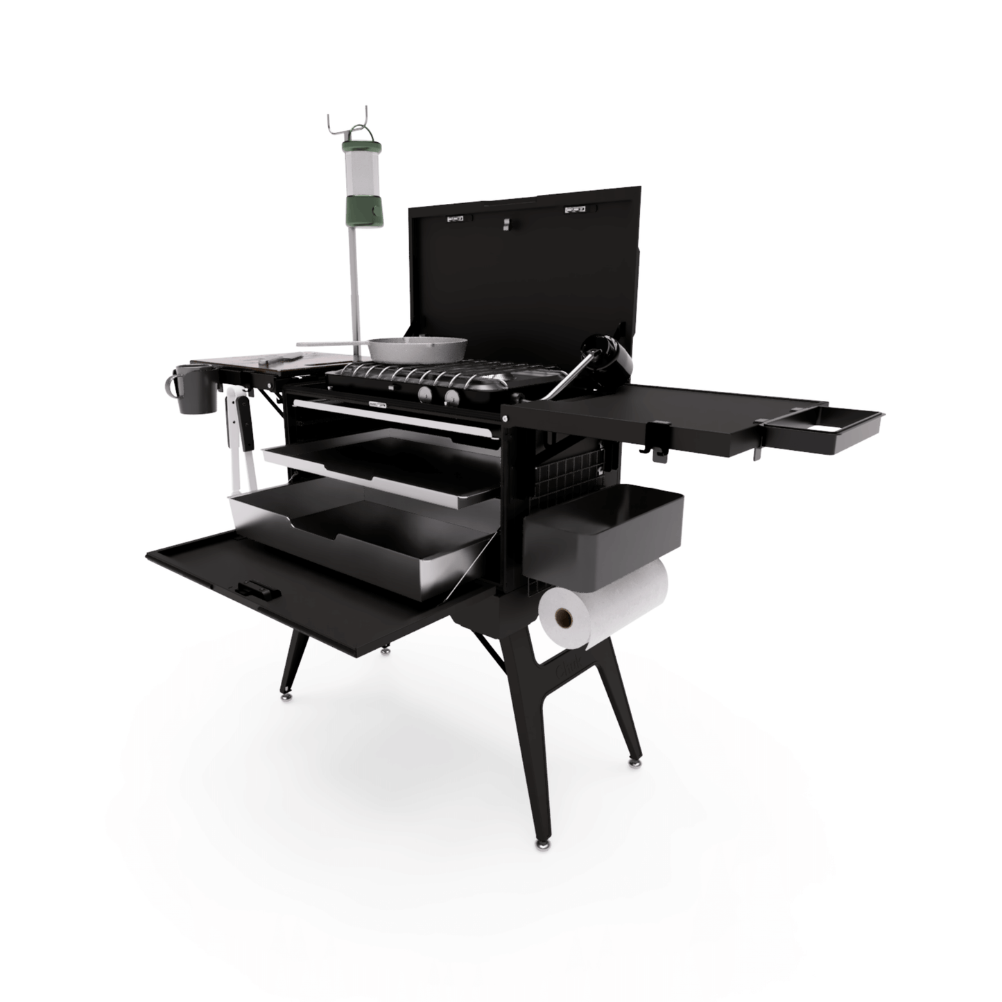 chuck camp kitchen box - grey