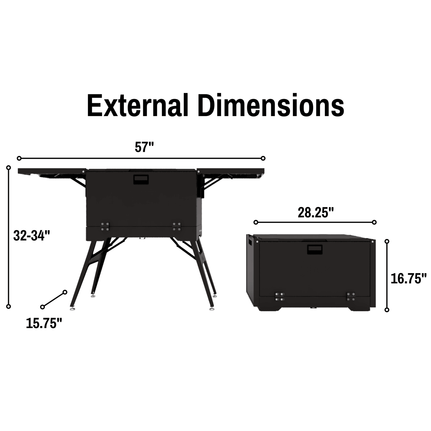 chuck camp kitchen box dimensions