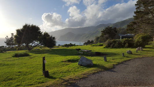 Kirk Creek Campground Big Sur California overlooking the ocean