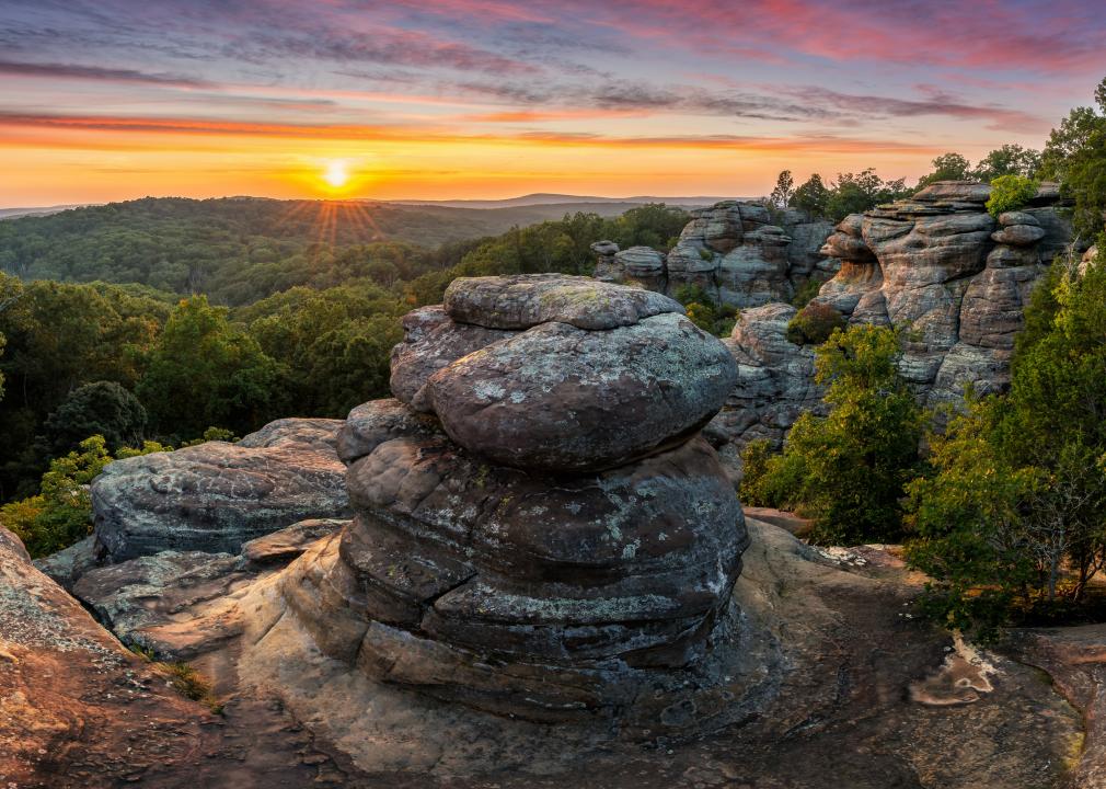 Shawnee National Forest rocks