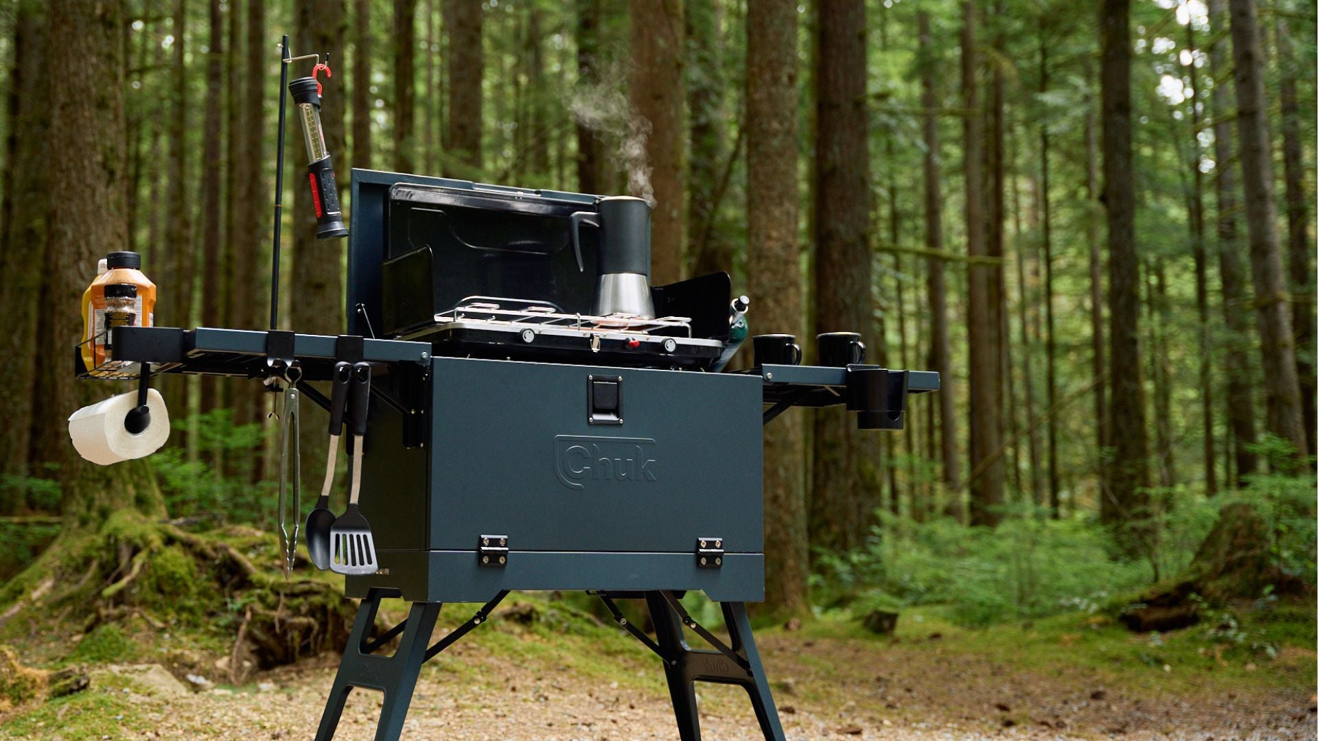Chuk camp kitchen box - the ultimate outdoor cooking setup 